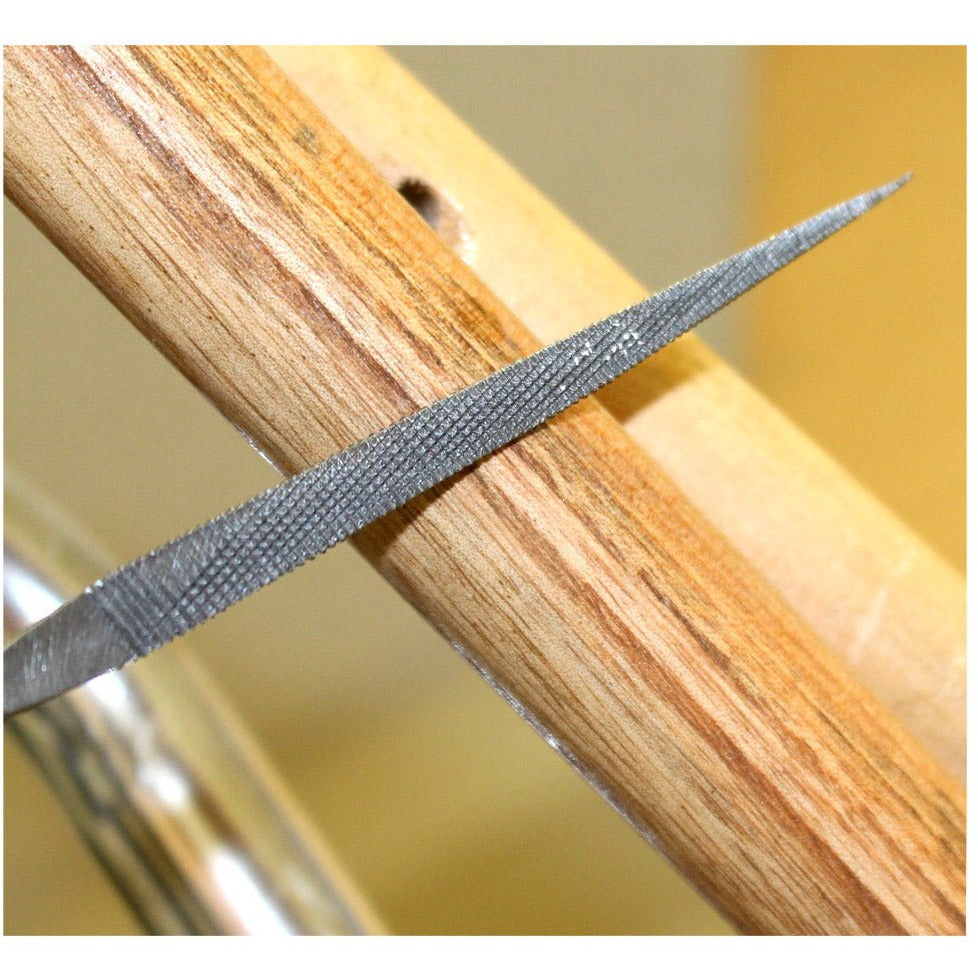 6 Piece Set Of 7 1/2 Inch Carbon Steel Needle Files - F-08006 - ToolUSA