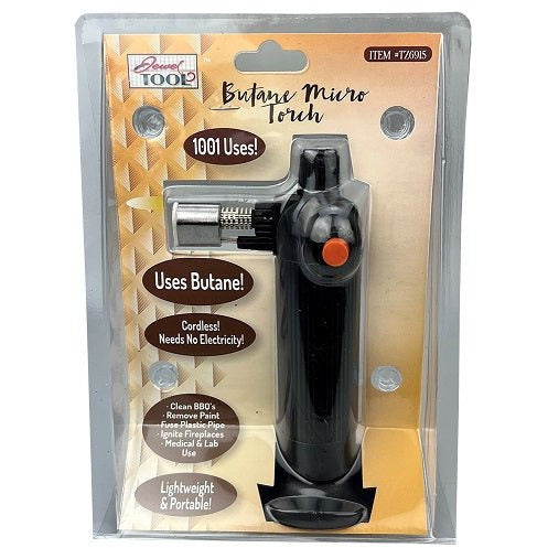 6" Tall Butane Micro-Torch With 2.75" Balanced Base In Bright Orange And Black - CR-06915 - ToolUSA