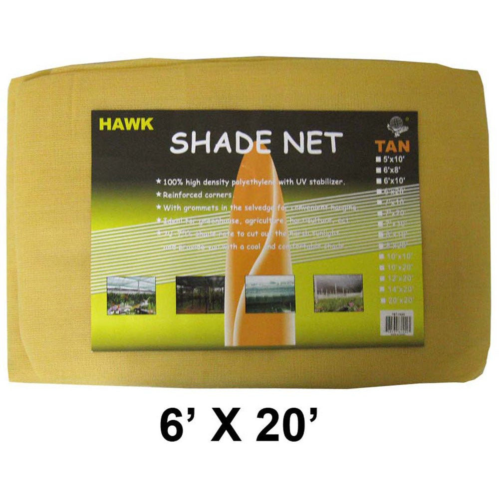 6x20 Foot Tan Sunshade Net - TST-60620 - ToolUSA