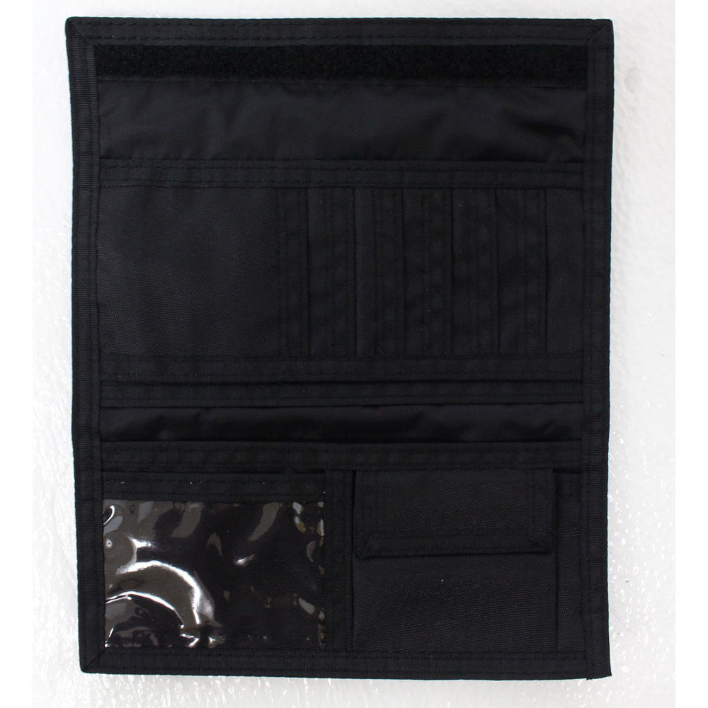 7-3/4 X 4 Inch Checkbook And Card Holder Wallet In Soft-Sided Black Nylon - GB-CB520BK - ToolUSA