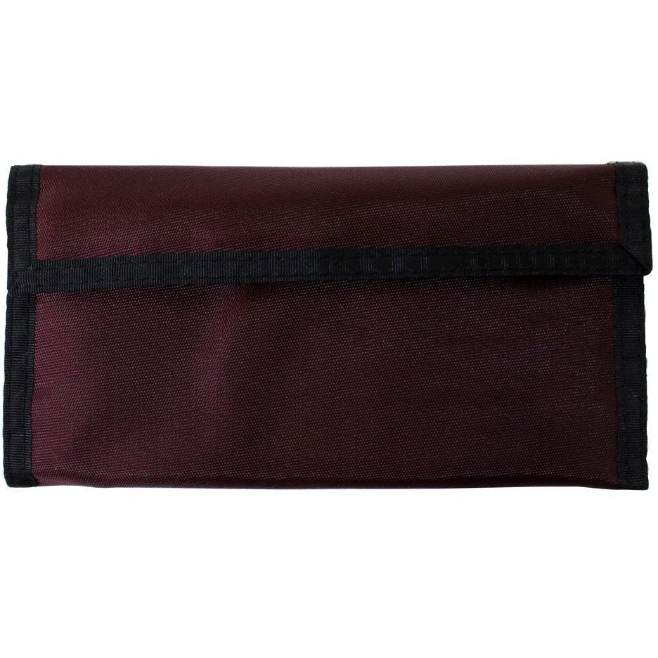 7-3/4 X 4 Inch Checkbook And Card Holder Wallet In Soft-Sided Burgundy Nylon - GB-CB520BUR - ToolUSA