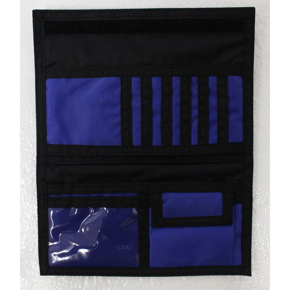 7-3/4 X 4 Inch Checkbook And Card Holder Wallet In Soft-Sided Royal Blue Nylon - GB-CB520RB - ToolUSA