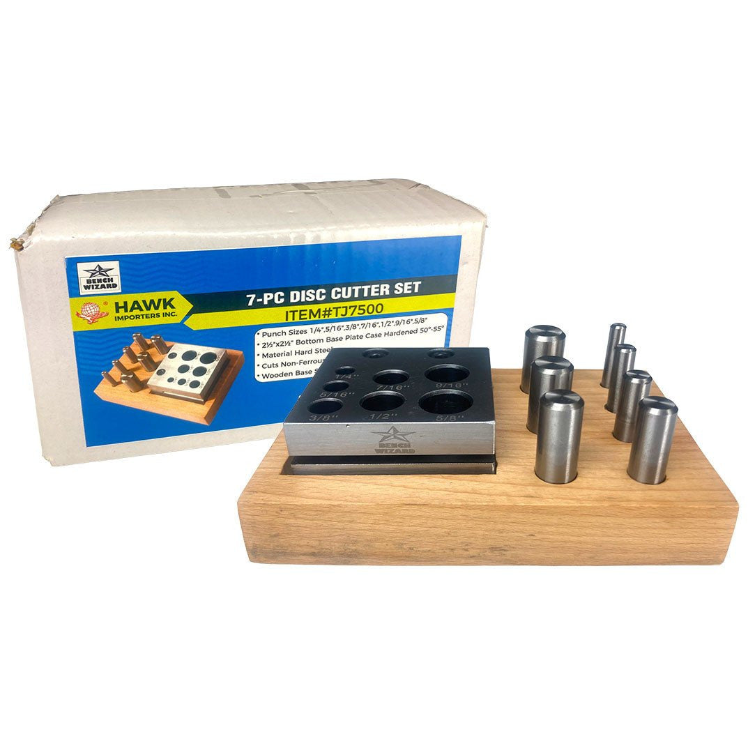 7 Piece Disc Cutter Set - TJ01-97500 - ToolUSA