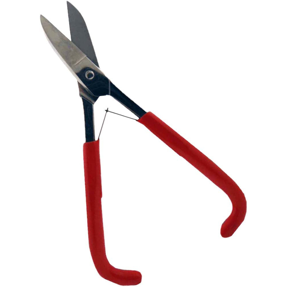 7" Stainless Steel Jeweler's Snip - Red Coated Handle - S8970-PAK - ToolUSA