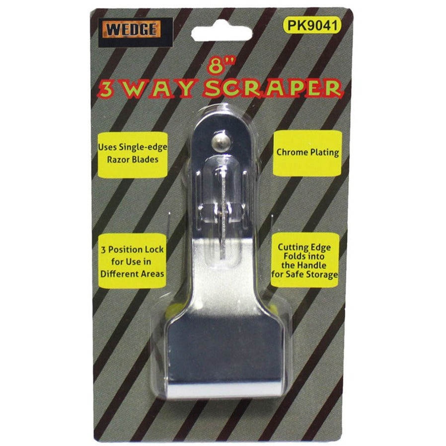 8 Inch 3 Position Scraper with Safety Storage - CR-09041 - ToolUSA