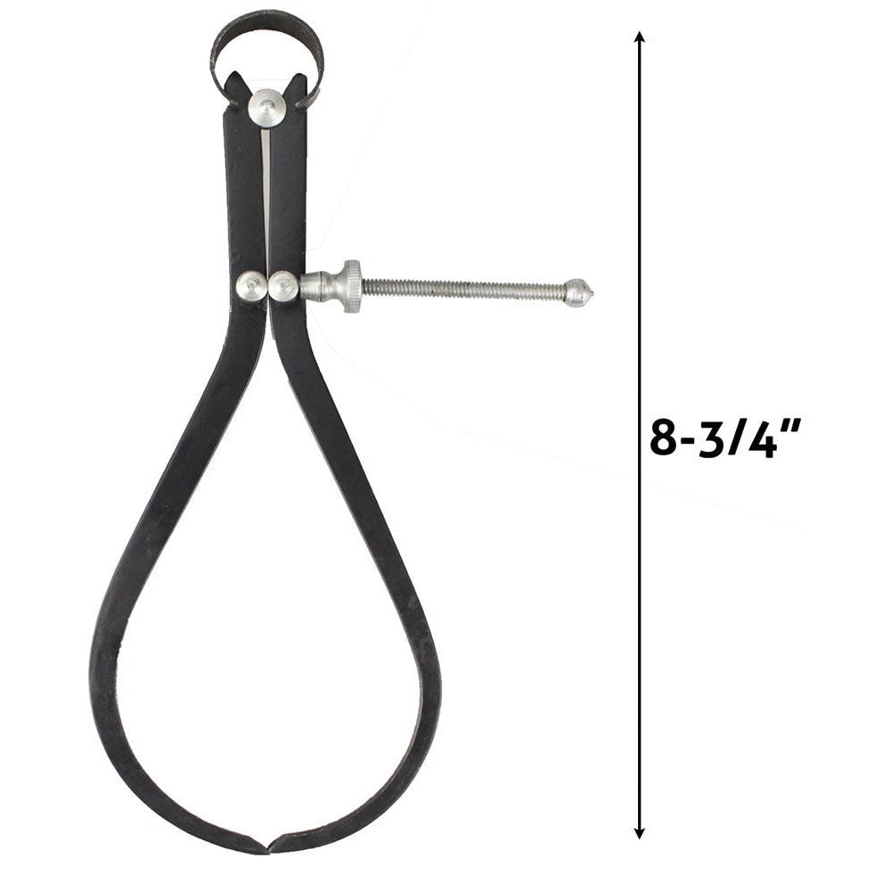 8-inch Steel Outside Spring-type Caliper - TZ4508-OUT - ToolUSA