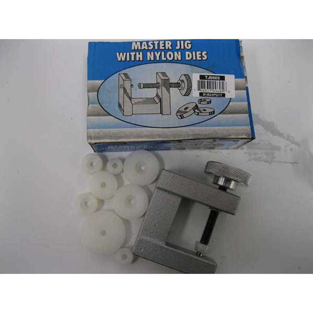 8 Piece 14mm - 37mm Nylon Die Set, Metal Press - TJ02-09605 - ToolUSA