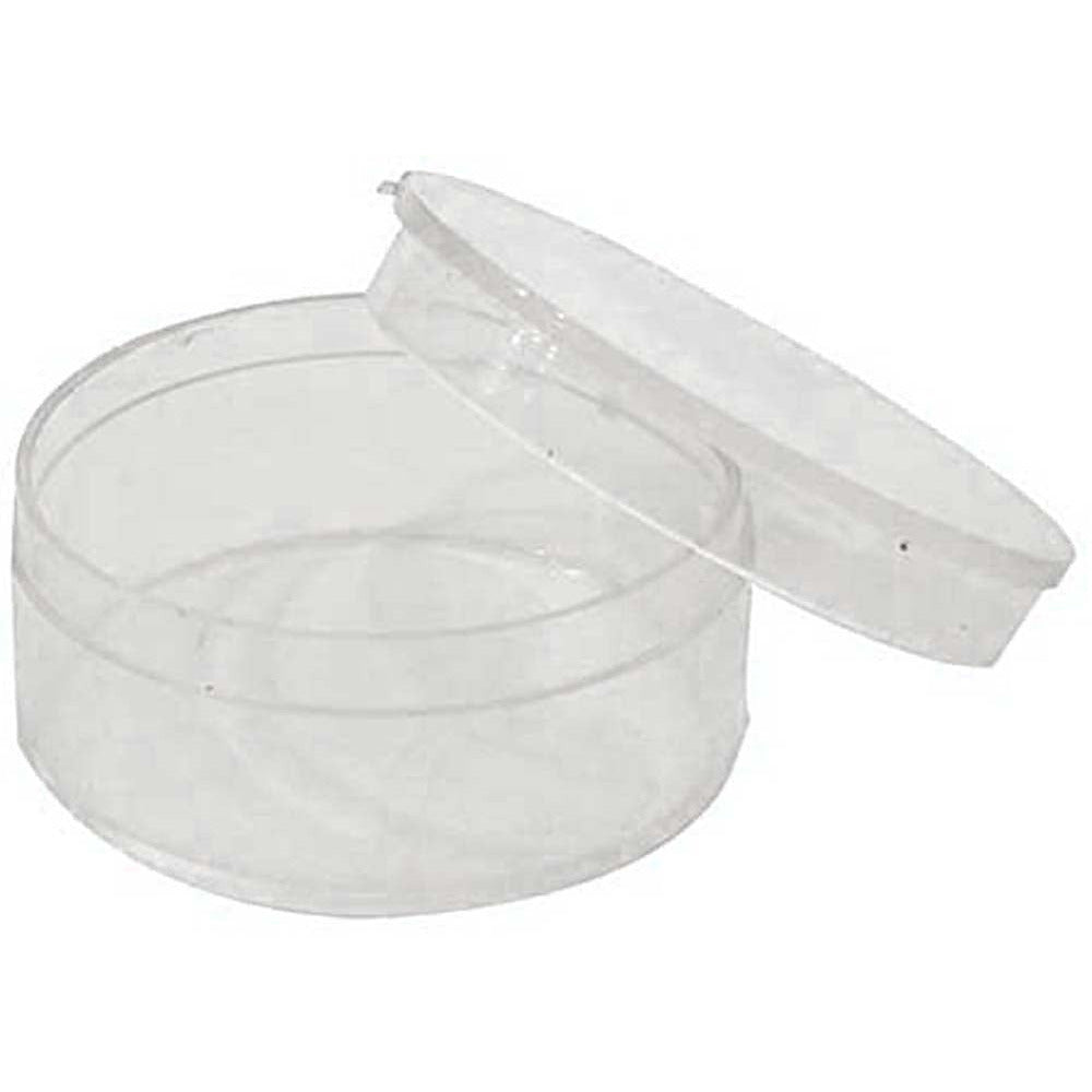 8 Piece Set Round Clear Plastic Gem Jars (Pack of: 2) - TJ05-01336-Z02 - ToolUSA