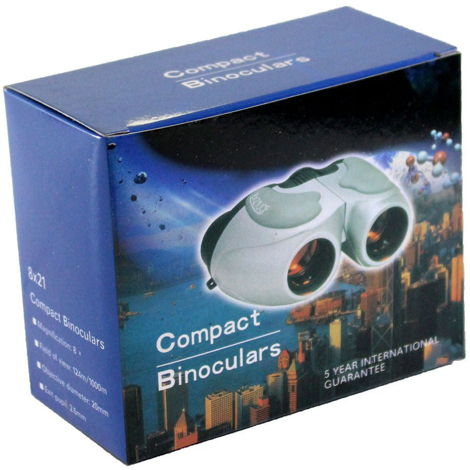 8x Sporty Mini Compact Binoculars - MG-B-00235 - ToolUSA