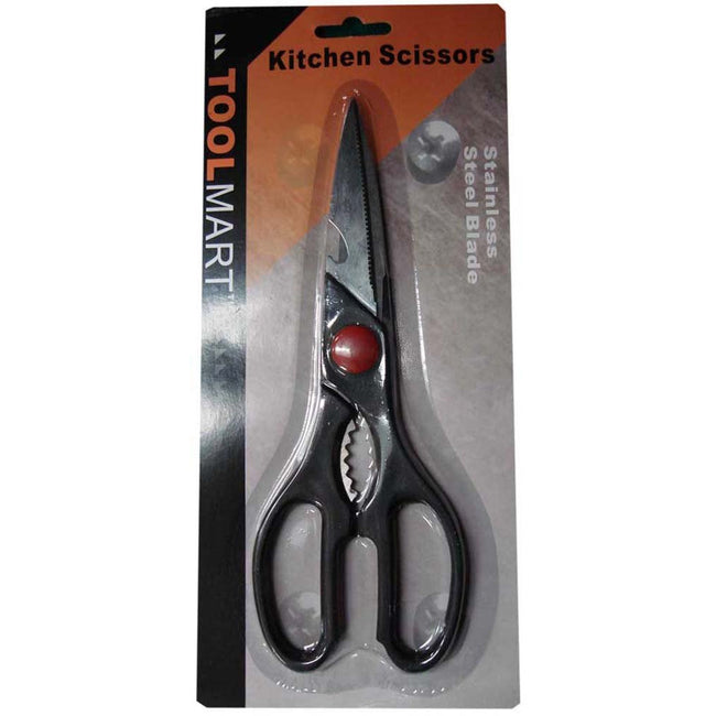 9" Heavy Duty Kitchen Scissors - Bottle Opener (Pack of: 2) - SC-18006-Z02 - ToolUSA