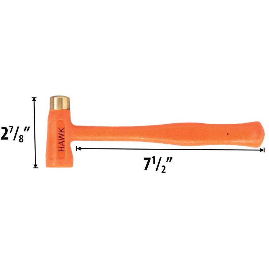 9 Inch Dead Blow 12 Ounce Hammer With Brass Head By ARTESIA TOOL COMPANY - PH-00214 - ToolUSA