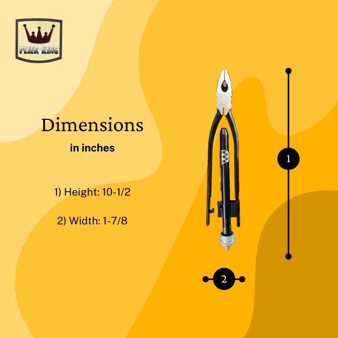 9 Inch Wire Twisting Pliers (Pack of: 1) - TP1090 - ToolUSA