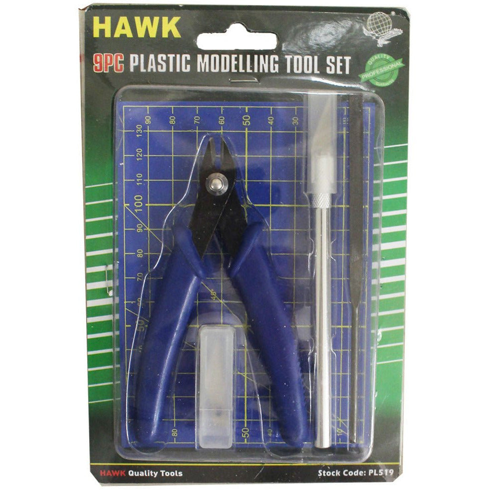 9 PIECE PLASTIC MODELING TOOL SET - PL-17986 - ToolUSA