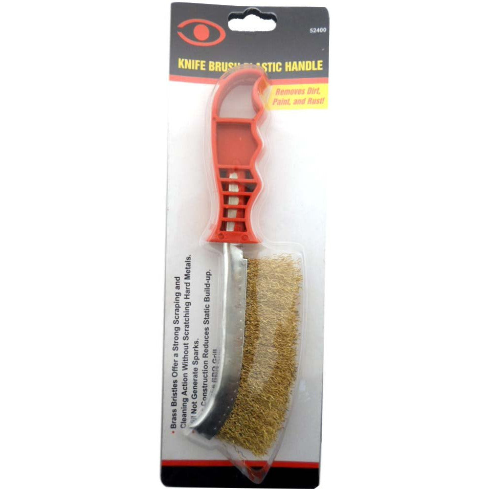9.5 Inch Brass Bristled Brush - TZ6326-YW - ToolUSA