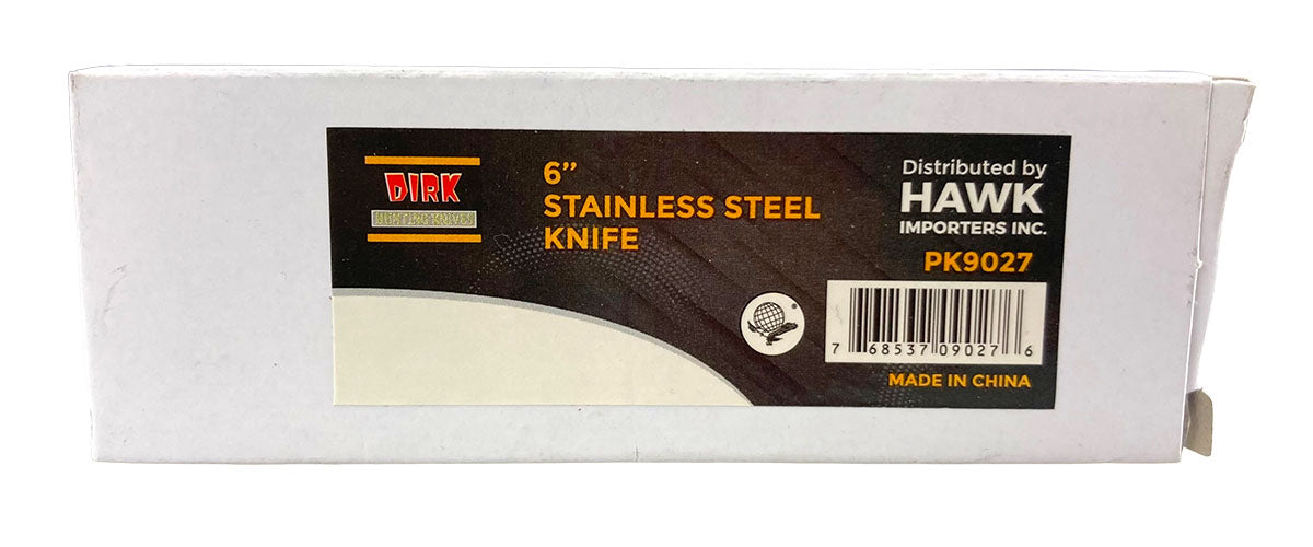 6 Inch Stainless Steel Pocket Knife (Pack of: 1) - PK-09027 - ToolUSA