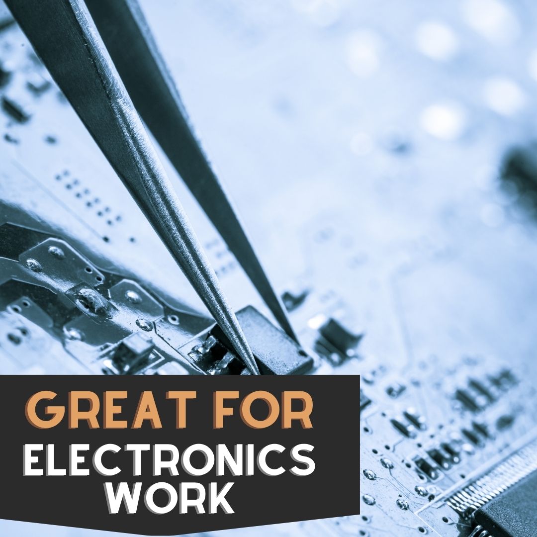 Fine Point, Stainless Steel Tweezer - S1-08058 - ToolUSA