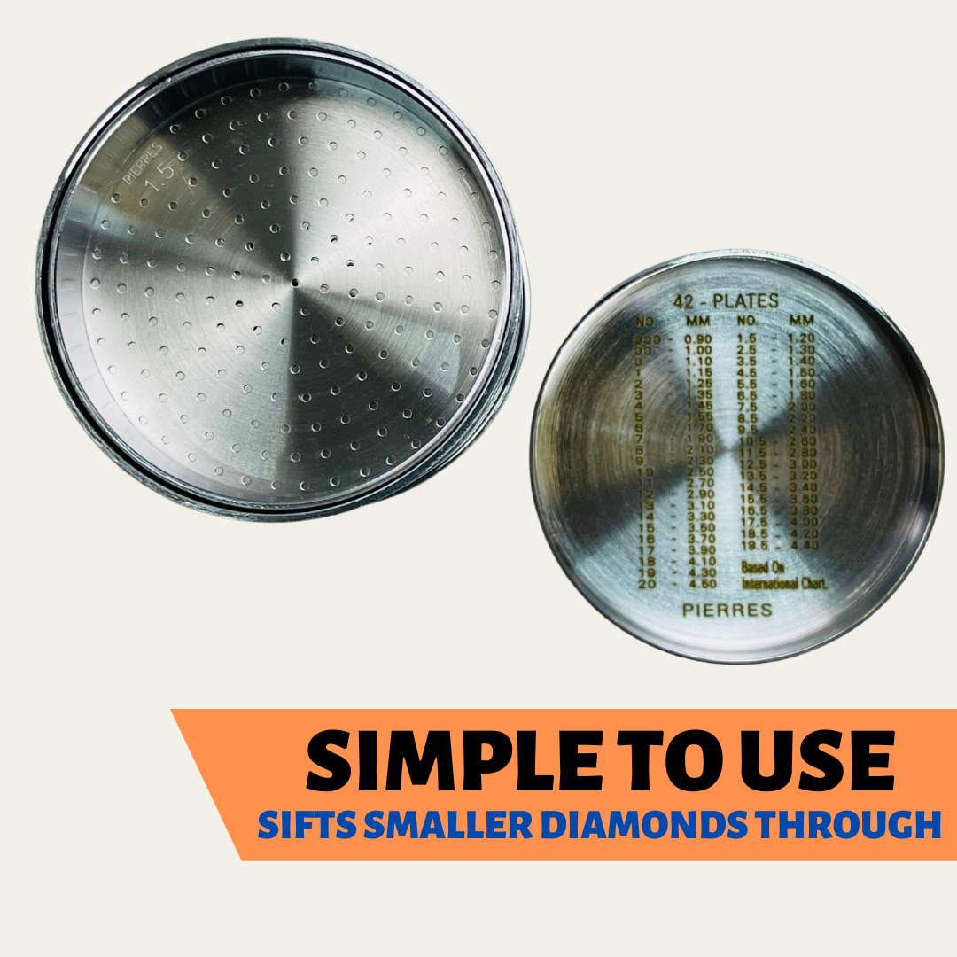 Diamond Sorting Sieves - TJ01-02670 - ToolUSA
