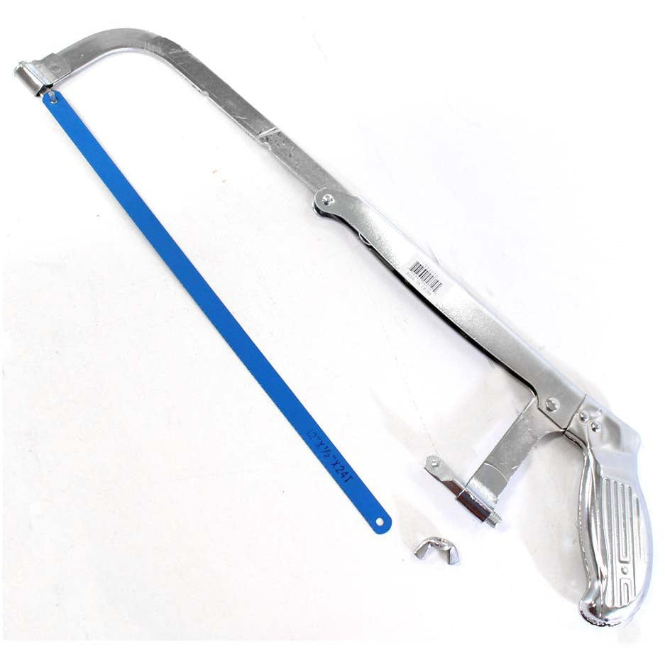 Adjustable Chrome Finish Hacksaw (Pack of: 1) - TZ4610 - ToolUSA
