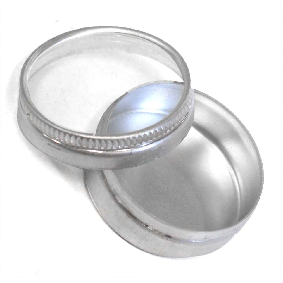 Aluminum Gem Jar Set - 12 Pcs - 1-1/2" Diameter - TJ05-01612 - ToolUSA