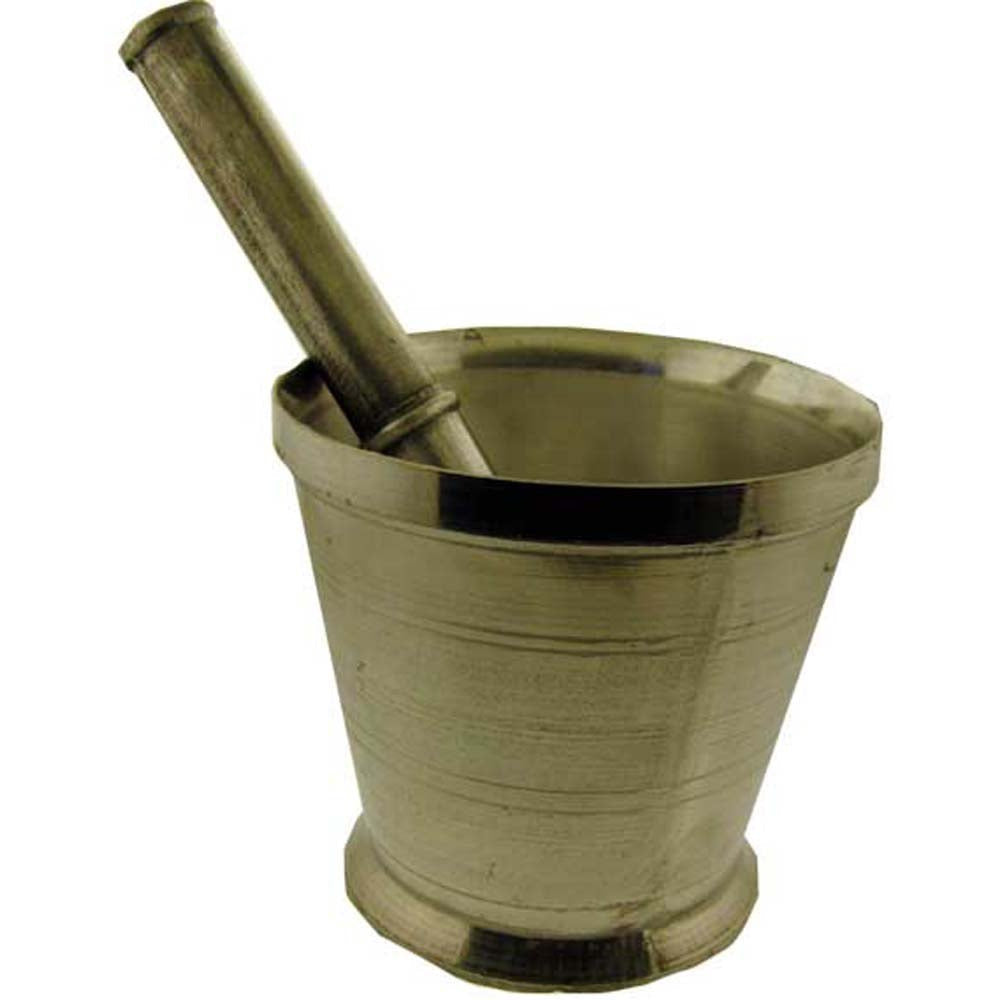 Aluminum Mortar with Flat Ended Pestle - TJ2200-AL13 - ToolUSA
