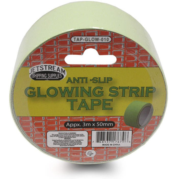 Anti-Slip Glowing Self-Adhesive Tape - 9 Foot x 2 Inch - TAP-GLOW-010 - ToolUSA