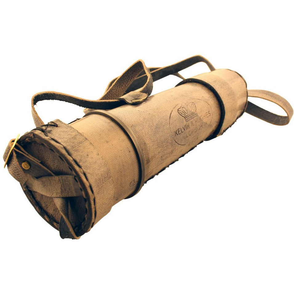 Antique-Style 16-1/2 Inch Brass Telescope With Leather Wrappings-4X Power - G8445-2171ST - ToolUSA