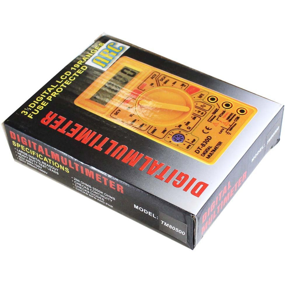 ARC: 3 1/2 Digital LCD Multimeter - TM-80501 - ToolUSA
