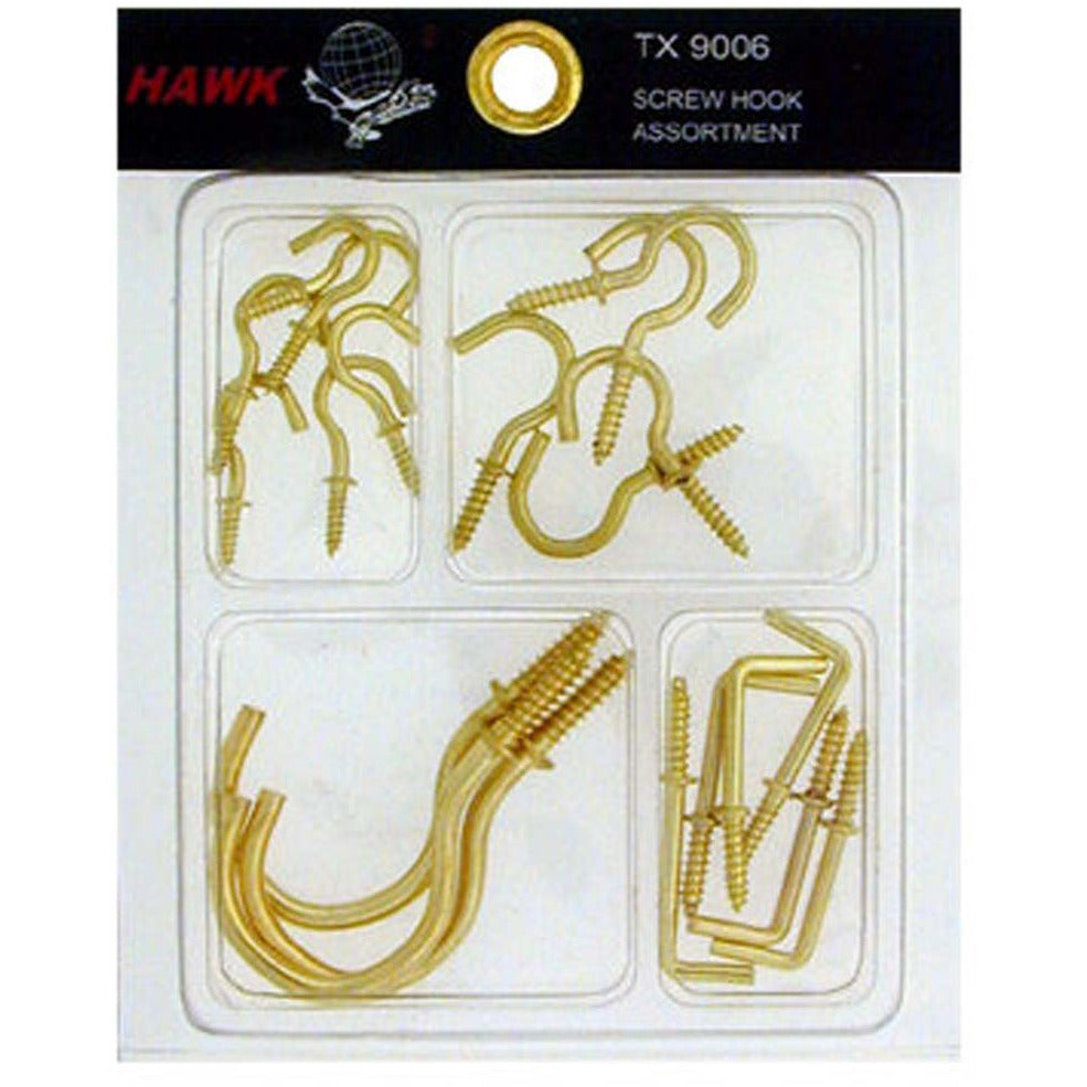 ASSORTED SCREW HOOKS - HW-99006 - ToolUSA