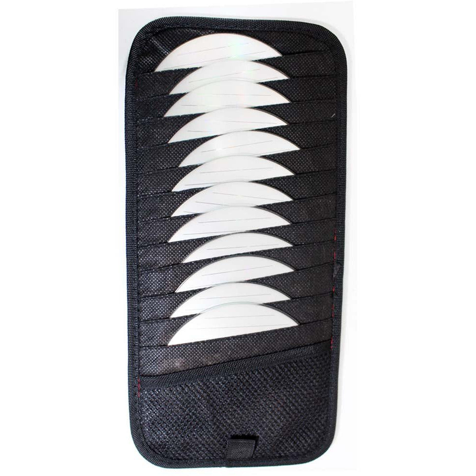 Black 12-Disc Holder for Car Visor - TA-90451 - ToolUSA
