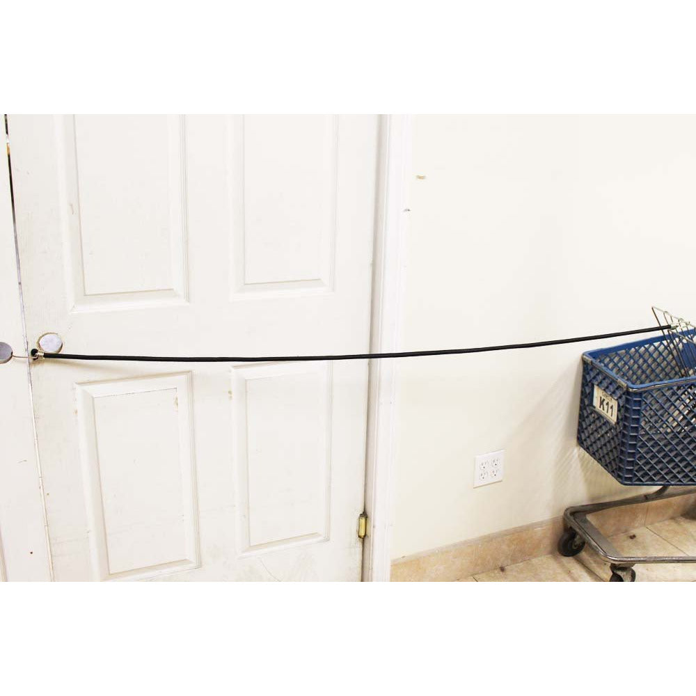 Black 72" Bungee Cord - Heavy Duty Rubber Tipped Hooks (Pack of: 2) - TA-88572-Z02 - ToolUSA