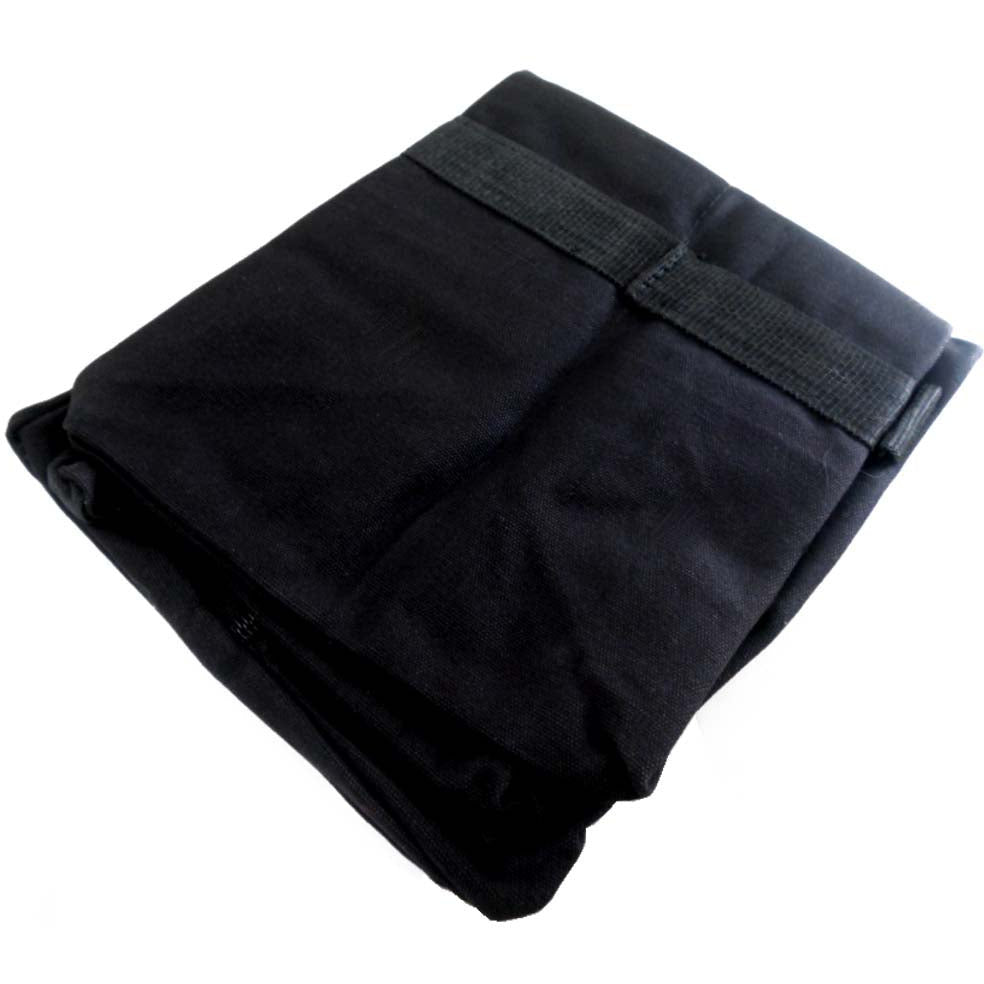 Black Canvas Duffle Bag - 18x6x7 Inch - AB-18180 - ToolUSA