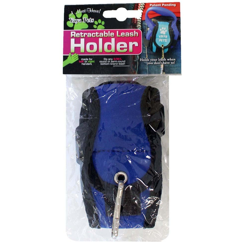Blue Neoprene Belt-Worn Holder for Retractable Leash - B-2300BLUE - ToolUSA