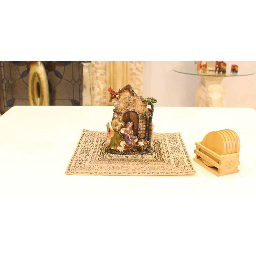 Christmas Nativity Scene - Classic European Design - Polymer Clay Statuette - 202-1240-YX - ToolUSA