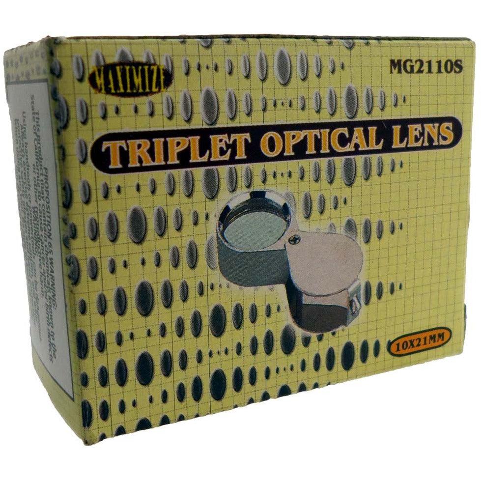 Chrome Jeweler's Loupe - 10X Power - MG-02113 - ToolUSA
