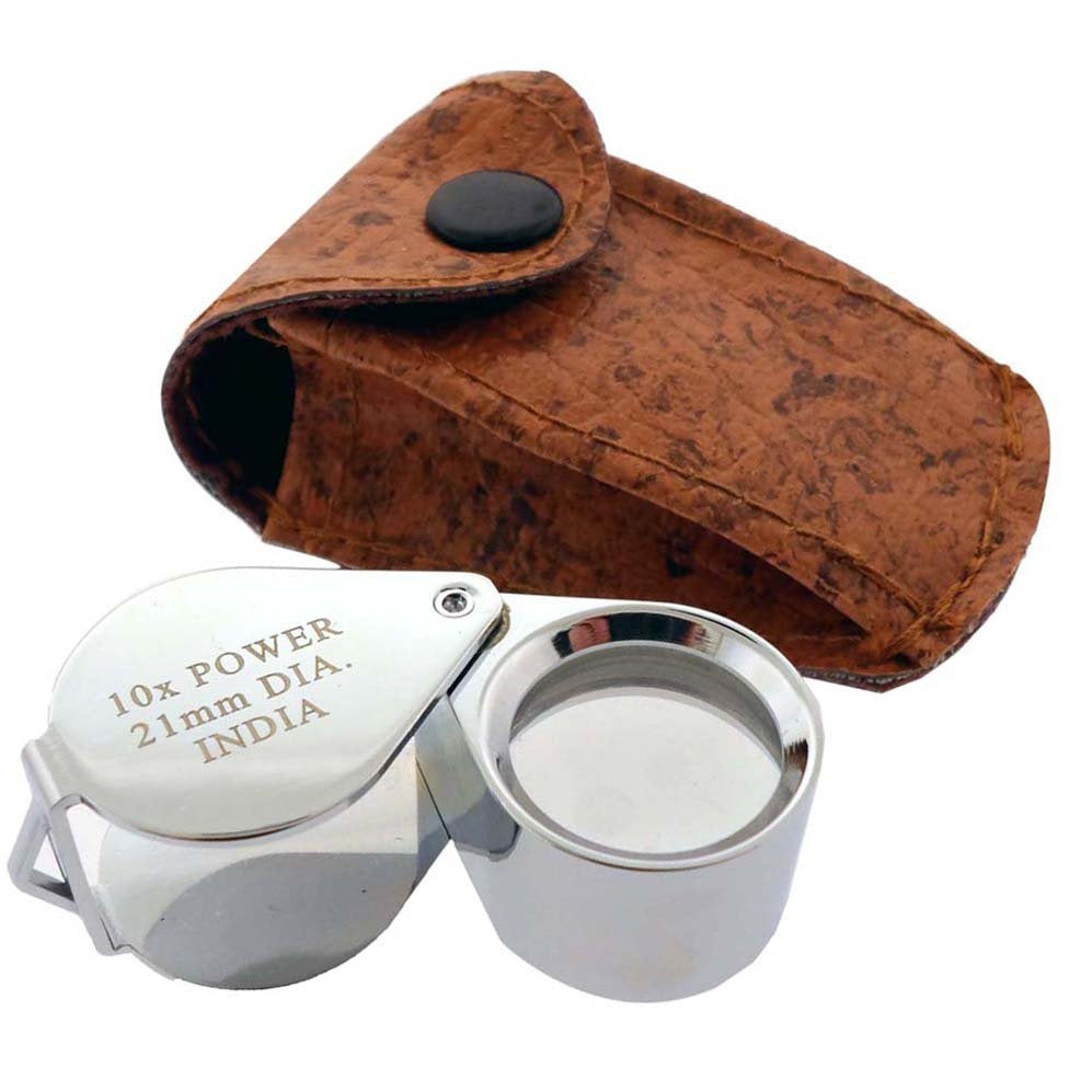 Chrome Jeweler's Loupe - 10X Power - MG-17068 - ToolUSA