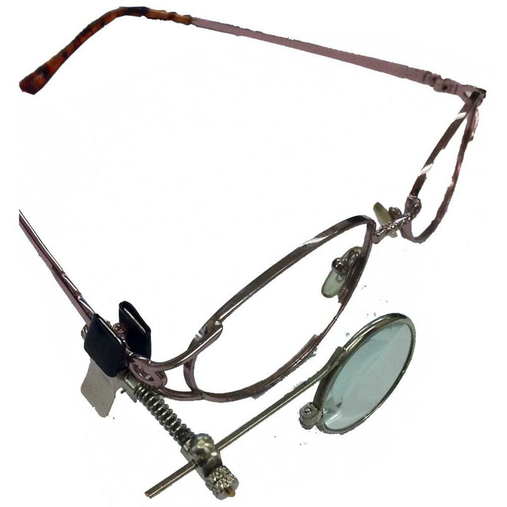 Chrome Loupe for Eyeglasses - 10X Power - MG-00922 - ToolUSA