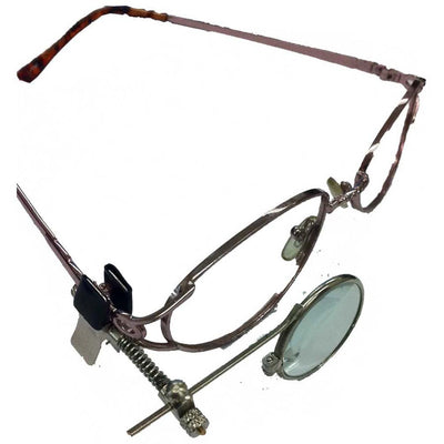 Chrome Loupe for Eyeglasses - 10X Power - MG-00922 - ToolUSA