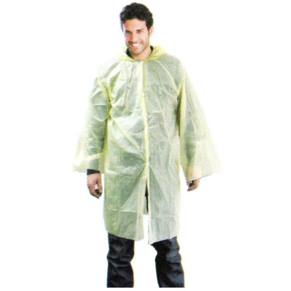 Clear Disposable PE Raincoat - RAIN-90209 - ToolUSA