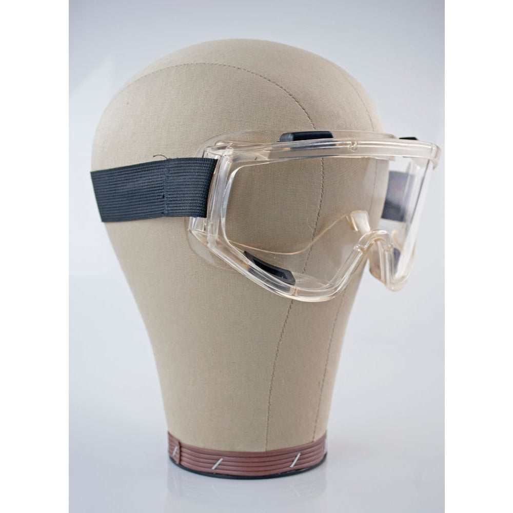 Clear Lens Jumbo Ventilated Safety Goggles With Adjustable Strap - EY8 - ToolUSA
