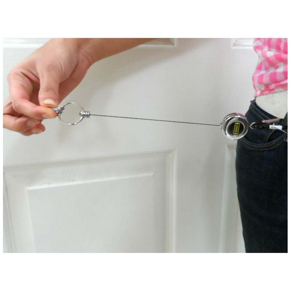 Clip-on Key Ring With 17.5 Inch Retractable Cable - TK-17955 - ToolUSA