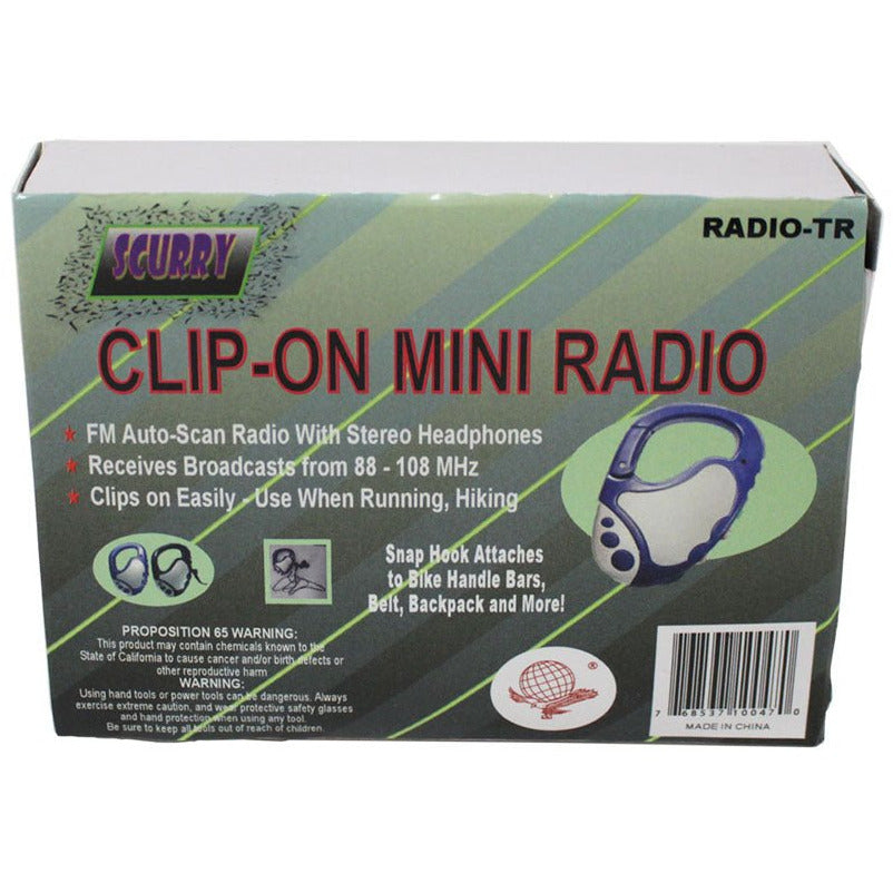 Clip-On Mini FM Radio - RA-10047 - ToolUSA