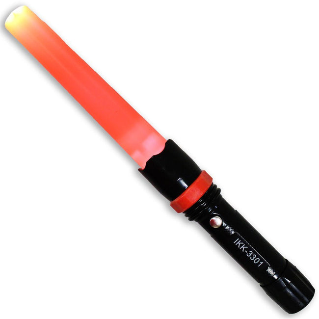Combination Flashlight & Signal Baton Wand - Batteries Included - FL612-YX - ToolUSA