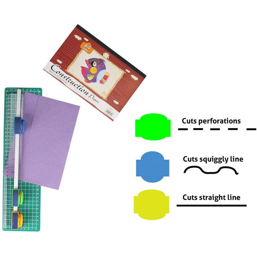 Crafter's All in One Paper Cutter, Sliding Cutter, Ruler and Cutting Mat - CR-55003 - ToolUSA