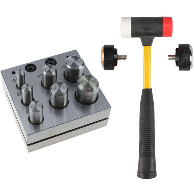 Disc Cutter with Brass Multi-Head Mallet - ToolUSA