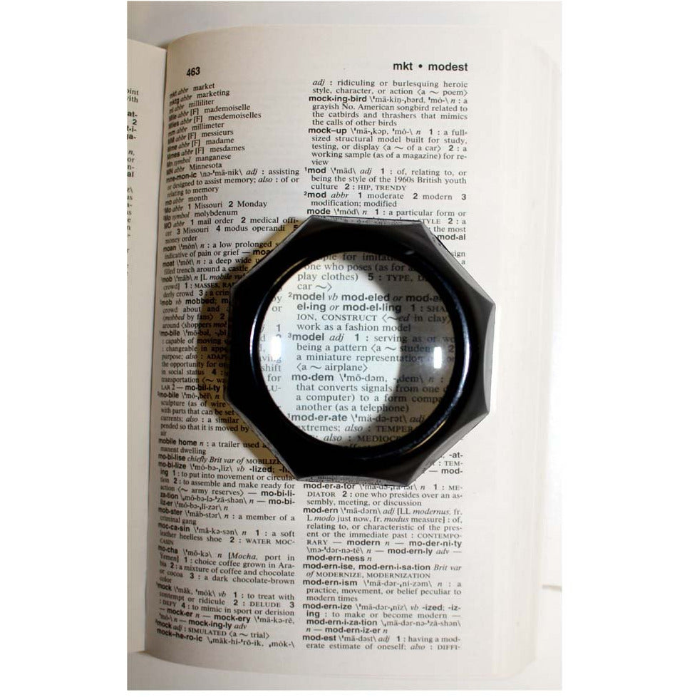 Dome Magnifier 6X Power with Clear Side Panels - MG-93509 - ToolUSA