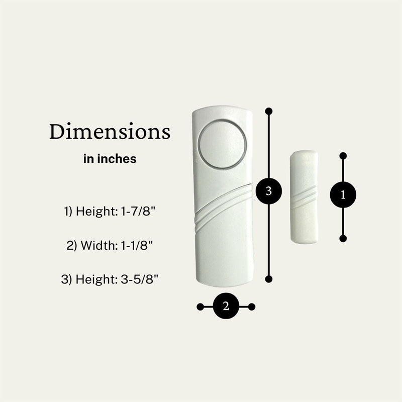Door or Window Stand-alone Wireless Alarm (Pack of: 1) - H-87001 - ToolUSA