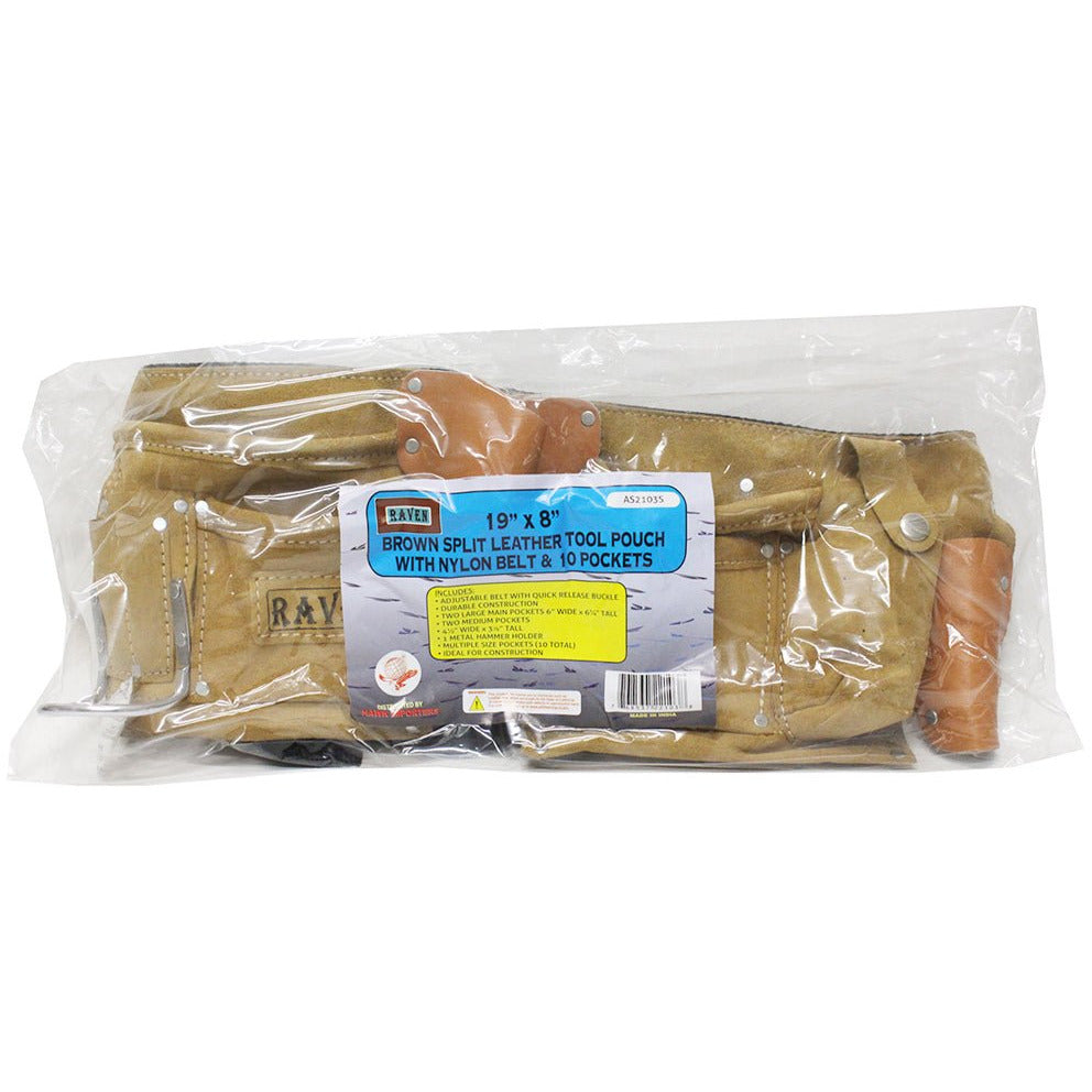 Double Tool Pouches with Nylon Tool Belt - AS-22103 - ToolUSA