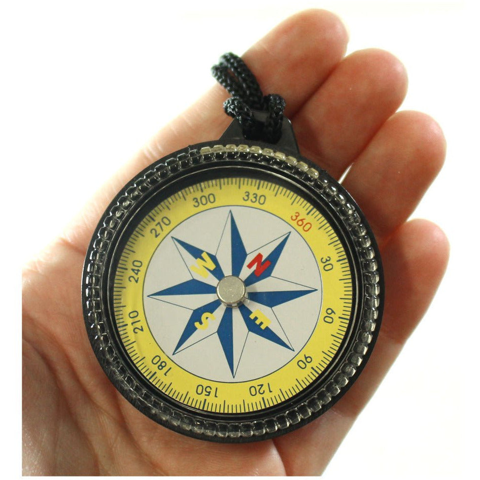 Easy-to-Read Compass with Long Lanyard (Pack of: 2) - PC-90762-Z02 - ToolUSA