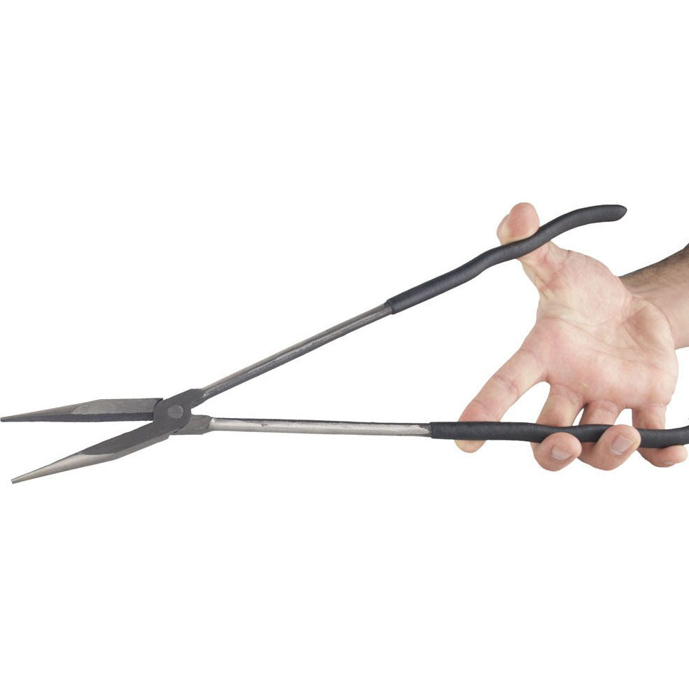 Extra Long Nose Plier with Orange and Black Handles - TP-28980 - ToolUSA