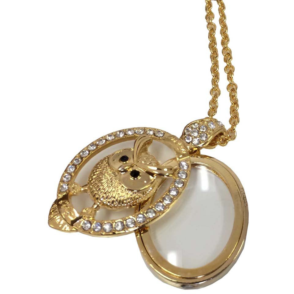 FANCY BEJEWELED OWL MAGNIFIER PENDANT - MG-15072 - ToolUSA